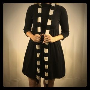 Bebe Bling Black & White Scarf